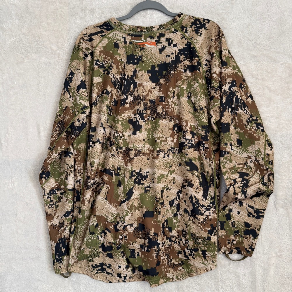 Sitka Core Lightweight Crew Long Sleeve Shirt Mens XL Optifade Subalpine Camo